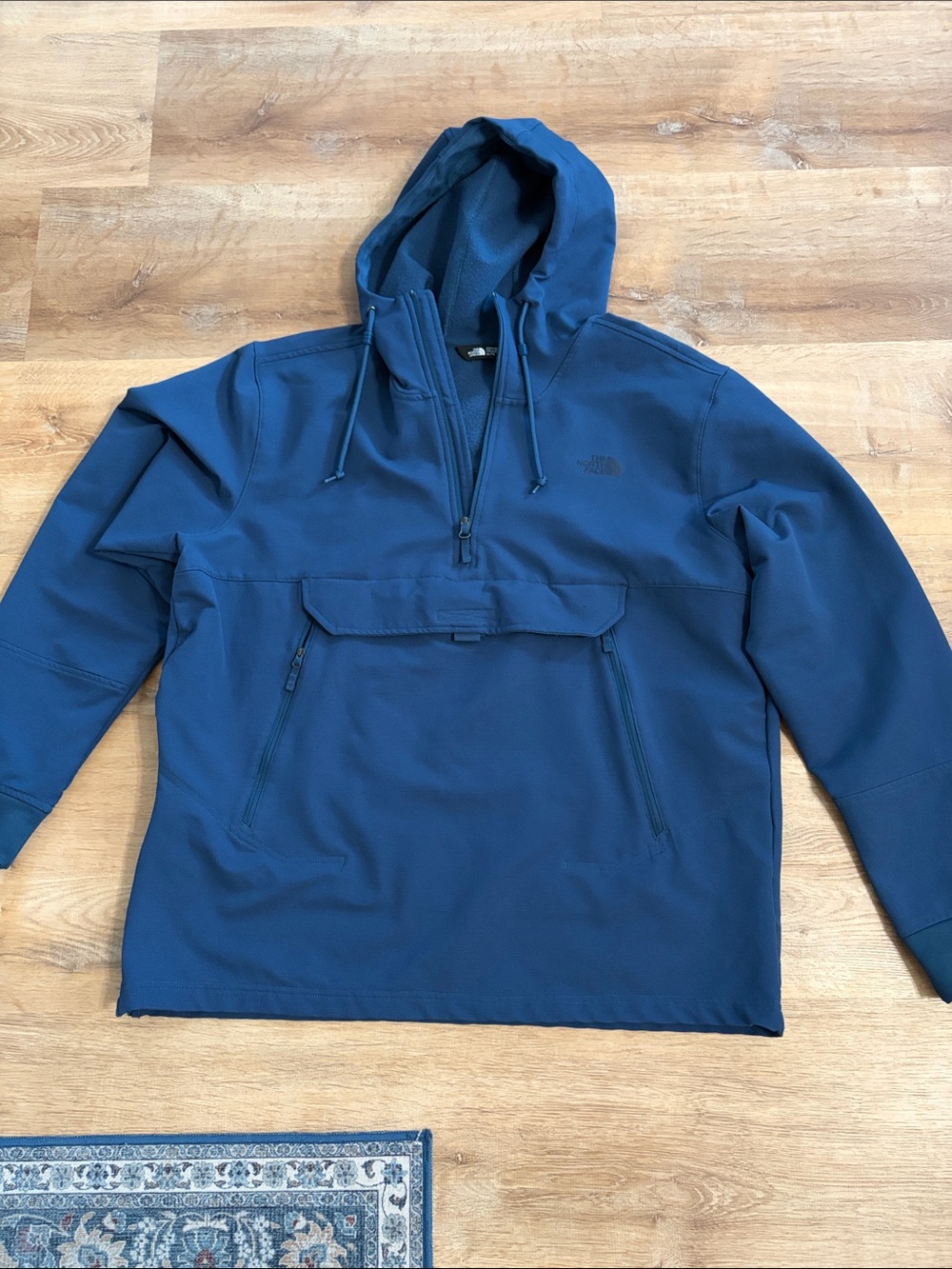 XL North Face Men’s Tekno Ridge 1/4-Zip Fleece Hoodie Jacket Pullover